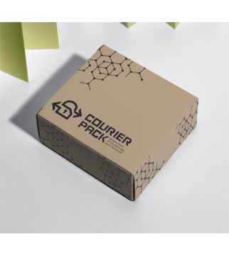 Гофрована коробка з логотипом компанії